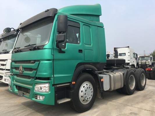 371hp SINOTRUK HOWO 6 * 4 प्राइम मूवर ट्रक व्हाइट कलर डीजल इंजन