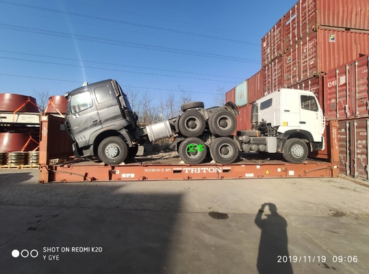 3.5 इंच किंगपिन यूरो 2 के साथ ए 7 420hp एलएचडी 6x4 सिनोट्रुक ट्रैक्टर ट्रक