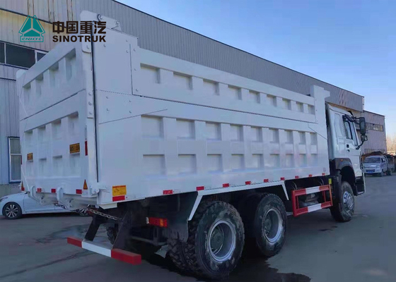 SINOTRUK 375hp 20CBM HOWO डंप ट्रक सेकेंड हैंड 5600 * 2300 * 1500 मिमी