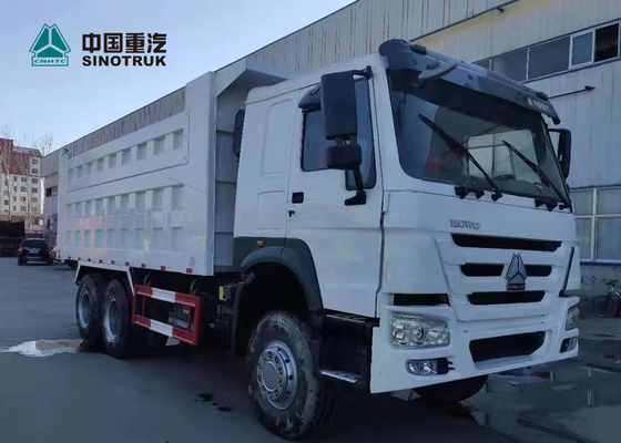 SINOTRUK 375hp 20CBM HOWO डंप ट्रक सेकेंड हैंड 5600 * 2300 * 1500 मिमी