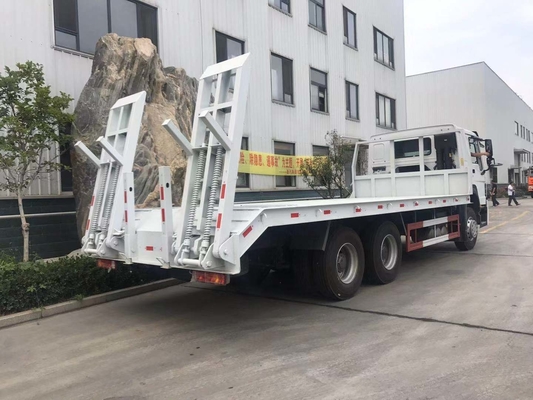 SINOTRUK HOWO 6X4 हैवी कार्गो ट्रक कम बेड 290HP HF7 / HF9 फ्रंट एक्सल 40 टन