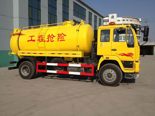 336 / 371HP Sinotruk 6x4 वैक्यूम सीवेज सक्शन ट्रक यूरो II उत्सर्जन मानक
