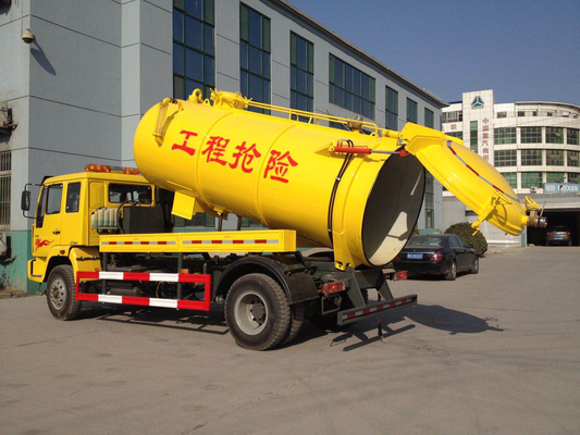 336 / 371HP Sinotruk 6x4 वैक्यूम सीवेज सक्शन ट्रक यूरो II उत्सर्जन मानक