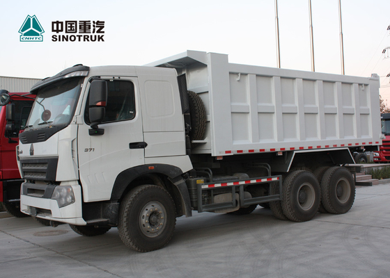 13R22.5 ट्यूबलेस टायर सिनोट्रुक होवो 6x4 डंप ट्रक A7 371hp 20CBM