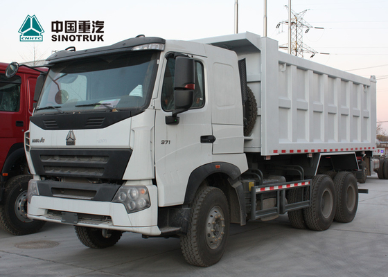 13R22.5 ट्यूबलेस टायर सिनोट्रुक होवो 6x4 डंप ट्रक A7 371hp 20CBM