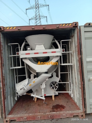 व्हाइट कलर मिनी 6M होवो कंक्रीट मिक्सर ट्रक 4x2 180hp का सिनोट्रुक यूरो 2-4