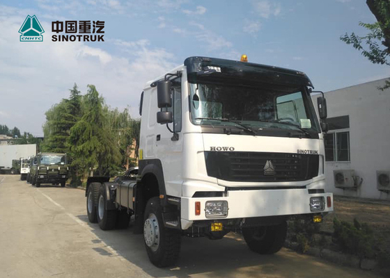 SINOTRUK HOWO प्राइम मूवर ट्रक यूरो 2 371HP 6x6 फुल व्हील ड्राइव ट्रैक्टर ट्रक