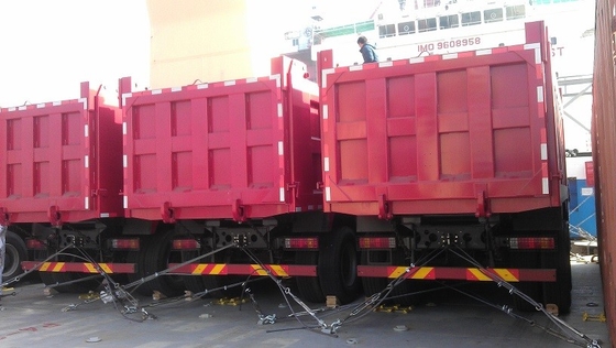 सिनोट्रुक होवो टिपर ट्रक 336hp 18M3 मिड लिफ्टिंग 6x4 विथ 10 व्हील्स LHD यूरो 2