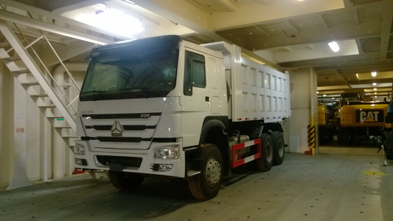 सिनोट्रुक होवो टिपर ट्रक 336hp 18M3 मिड लिफ्टिंग 6x4 विथ 10 व्हील्स LHD यूरो 2