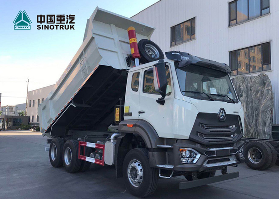 N7B मैन टेक्नोलॉजी चेसिस 371hp हैवी कलर के साथ हैवी ड्यूटी डंप ट्रक