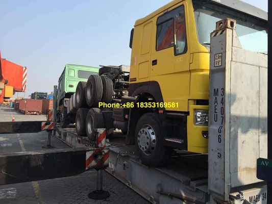 Sinotruck Howo7 6x4 10wheels 371hp 420hp LHD ट्रैक्टर ट्रक यूरो 2