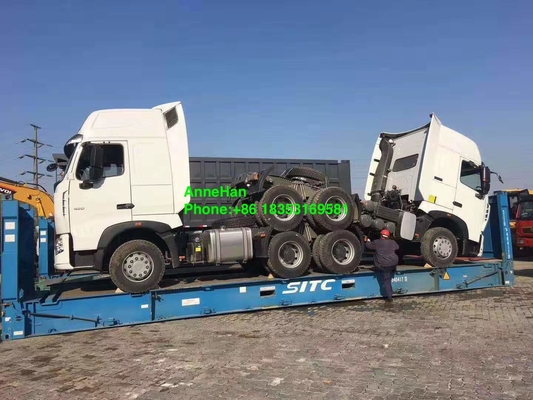 10wheels फिलीपींस के साथ 6x4 यूरो 4 420hp Sinotruk HowoA7 ट्रैक्टर ट्रक