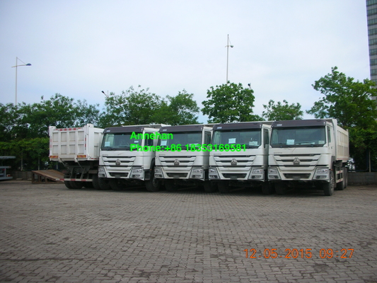 10 पहियों 18M3 336hp Sinotruk Howo 6x4 डंप ट्रक