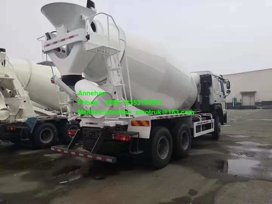 Howo7 Sinotruk 10M3 336hp यूरो 2 कंक्रीट मिक्सर मशीन ट्रक