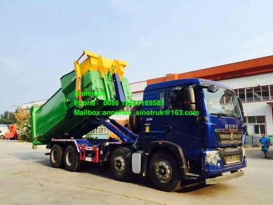 हुक आर्म सिनोट्रुक होवो 7 6x4 यूरो 2 कचरा कम्पेक्टर ट्रक
