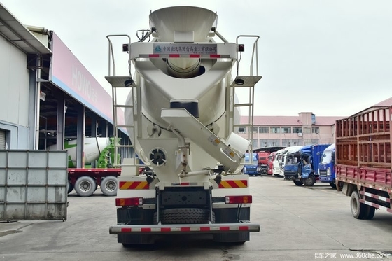 10 पहियों 12 घन 6x4 371hp हॉवो कंक्रीट मिक्सर ट्रक