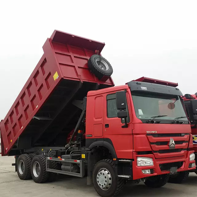 336hp 18m3 हैवी ड्यूटी डंप ट्रक 10 Pcs Triange ब्रांड टायर