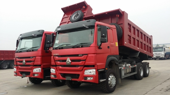 336hp 18m3 हैवी ड्यूटी डंप ट्रक 10 Pcs Triange ब्रांड टायर
