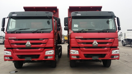 336hp 18m3 हैवी ड्यूटी डंप ट्रक 10 Pcs Triange ब्रांड टायर