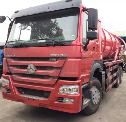 SINOTRUK HOWO 6X4 336hp वैक्यूम सीवेज सक्शन ट्रक