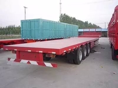 3 एक्सल लो बेड 11.00r20 हैवी ड्यूटी सेमी ट्रेलर