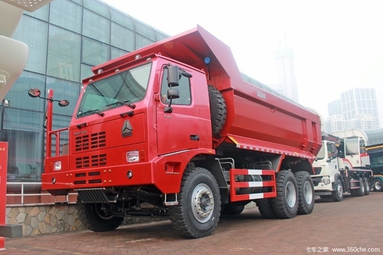 371hp 70T खनन डंप ट्रक Sinotruk 6x4 डंप ट्रक नई HOVA