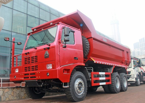 371hp 70T खनन डंप ट्रक Sinotruk 6x4 डंप ट्रक नई HOVA