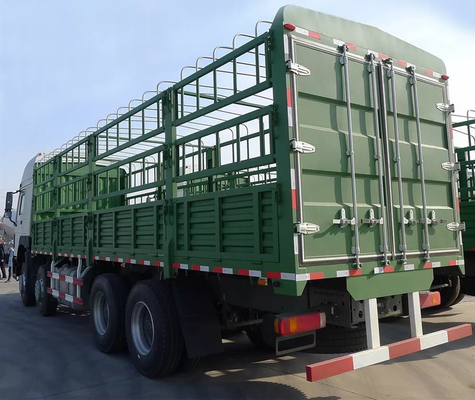 60 टन LHD मैनुअल 8x4 Sinotruk Howo कार्गो ट्रक
