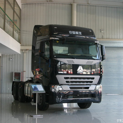12R22.5 371hp 10 व्हीलर Sinotruk Howo 6x4 ट्रैक्टर ट्रक