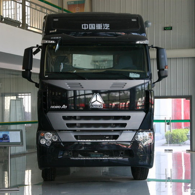 12R22.5 371hp 10 व्हीलर Sinotruk Howo 6x4 ट्रैक्टर ट्रक