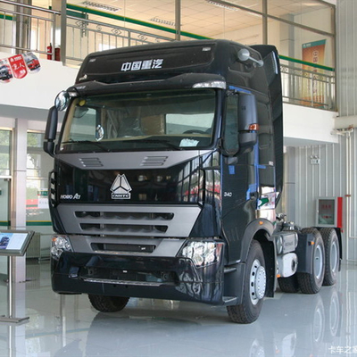 12R22.5 371hp 10 व्हीलर Sinotruk Howo 6x4 ट्रैक्टर ट्रक
