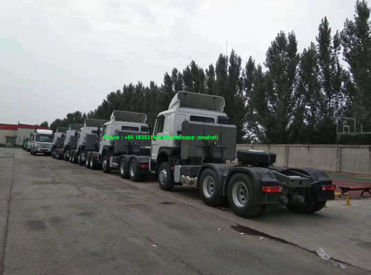 371hp 420hp 6x4 10 पहियों यूरो 2 होव ट्रैक्टर ट्रक