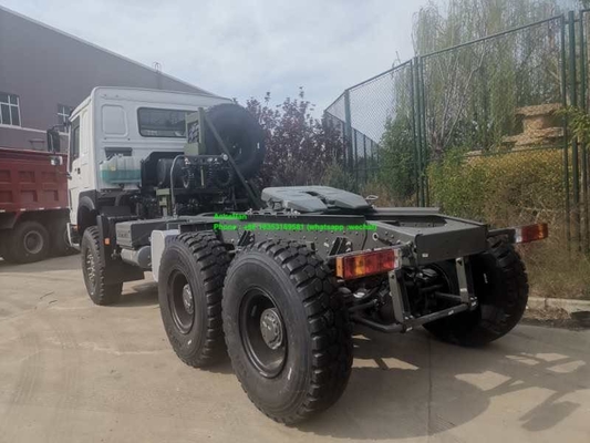 90 # किंगपिन व्हाइट 371hp 6x6 हॉवो 7 ट्रैक्टर ट्रक