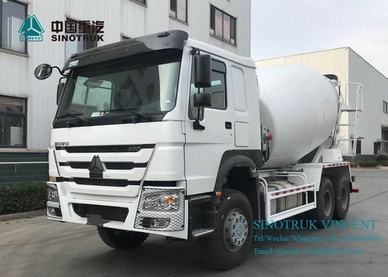 ZZ1257N3841W यूरो 4 380HP 6X4 3830 मिमी कंक्रीट मिक्सर ट्रक