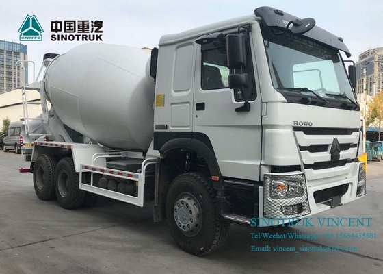 ZZ1257N3841W यूरो 4 380HP 6X4 3830 मिमी कंक्रीट मिक्सर ट्रक