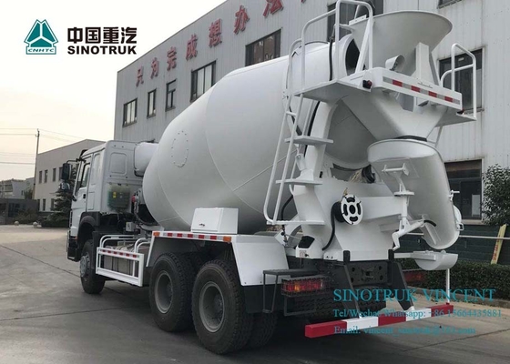 ZZ1257N3841W यूरो 4 380HP 6X4 3830 मिमी कंक्रीट मिक्सर ट्रक