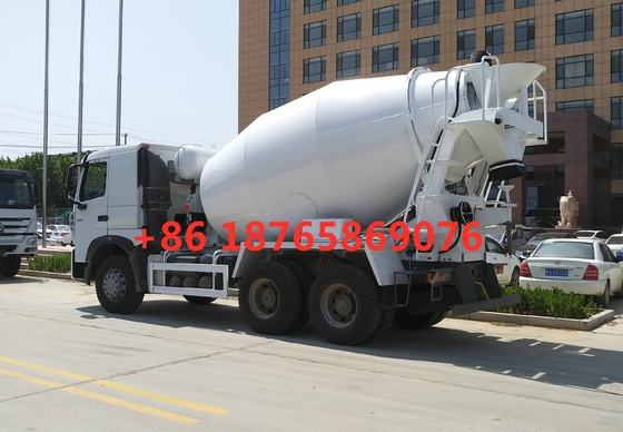 व्हाइट HC16 एलेक्स 380hp 10cbm कंक्रीट मिक्सर ट्रक ZZ1257N4047P1