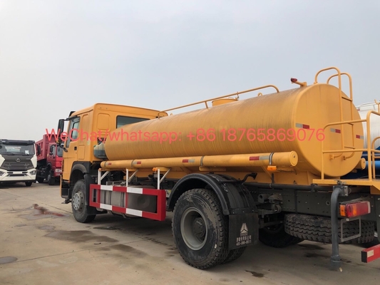 HW76 डीजल 290hp वाटर ट्रक स्प्रिंकलर HW19710 ट्रांसमिशन