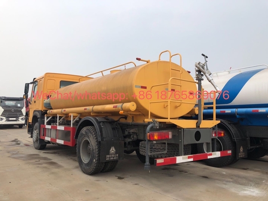 HW76 डीजल 290hp वाटर ट्रक स्प्रिंकलर HW19710 ट्रांसमिशन