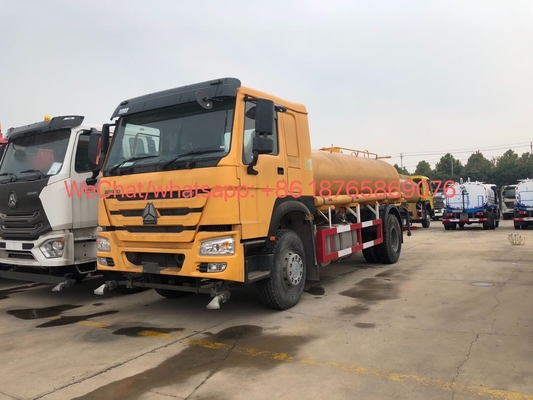 HW76 डीजल 290hp वाटर ट्रक स्प्रिंकलर HW19710 ट्रांसमिशन