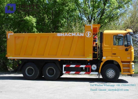 Shacman F3000 30t हैवी ड्यूटी डंप ट्रक 3175 मिमी व्हील बेस