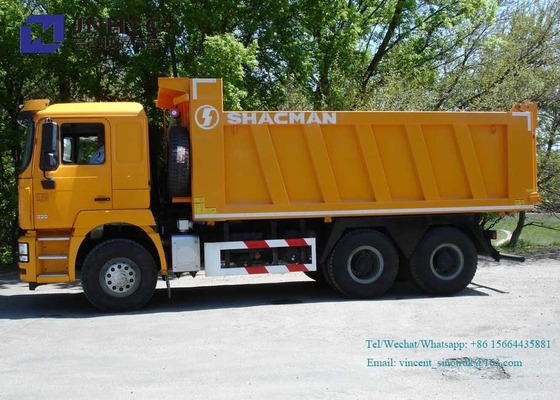 Shacman F3000 30t हैवी ड्यूटी डंप ट्रक 3175 मिमी व्हील बेस
