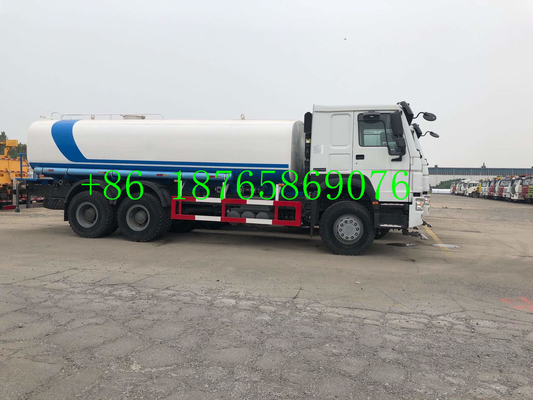 1500L सिनोट्रुक हॉव 10 व्हील्स 6x4 336hp वाटर टैंक ट्रक