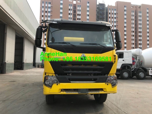 HC16 Sinotruk इटली पंप और मोटर के साथ 10M3 मिक्सर टैंक ट्रक