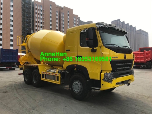 HC16 Sinotruk इटली पंप और मोटर के साथ 10M3 मिक्सर टैंक ट्रक