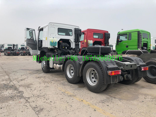 ZZ4257S3241W 400L HW19710 6x4 ट्रैक्टर हेड ट्रक