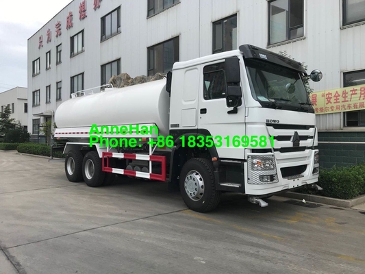 Sinotruk Howo 7 20000L 6x4 पानी की टंकी ट्रक स्प्रे सिस्टम के साथ