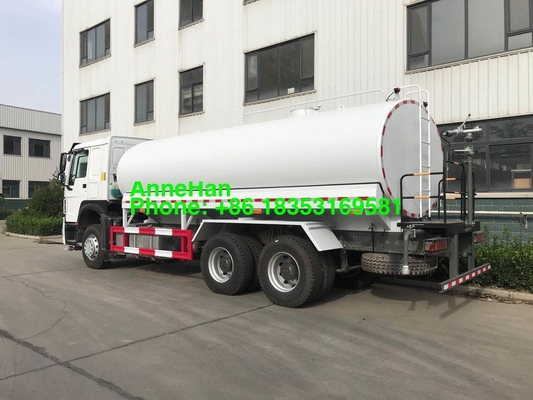 Sinotruk Howo 7 20000L 6x4 पानी की टंकी ट्रक स्प्रे सिस्टम के साथ
