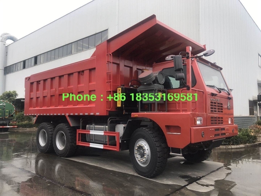 ZZ5707S3840AJ 63Km / h 371hp LHD 70T खनन डंप ट्रक