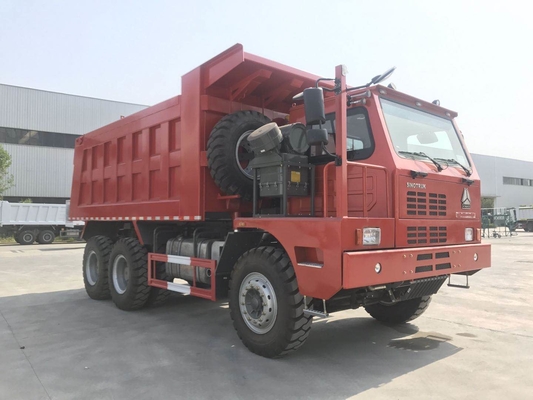 ZZ5707S3840AJ 63Km / h 371hp LHD 70T खनन डंप ट्रक